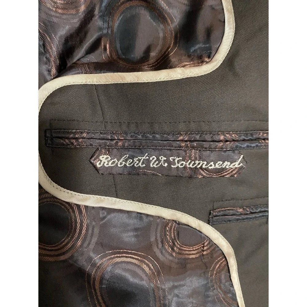 Bespoke Custom 4 Seasons Mens Suit Jacket 3 Button 2XL Short Brown